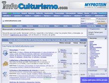 Tablet Screenshot of infoculturismo.com